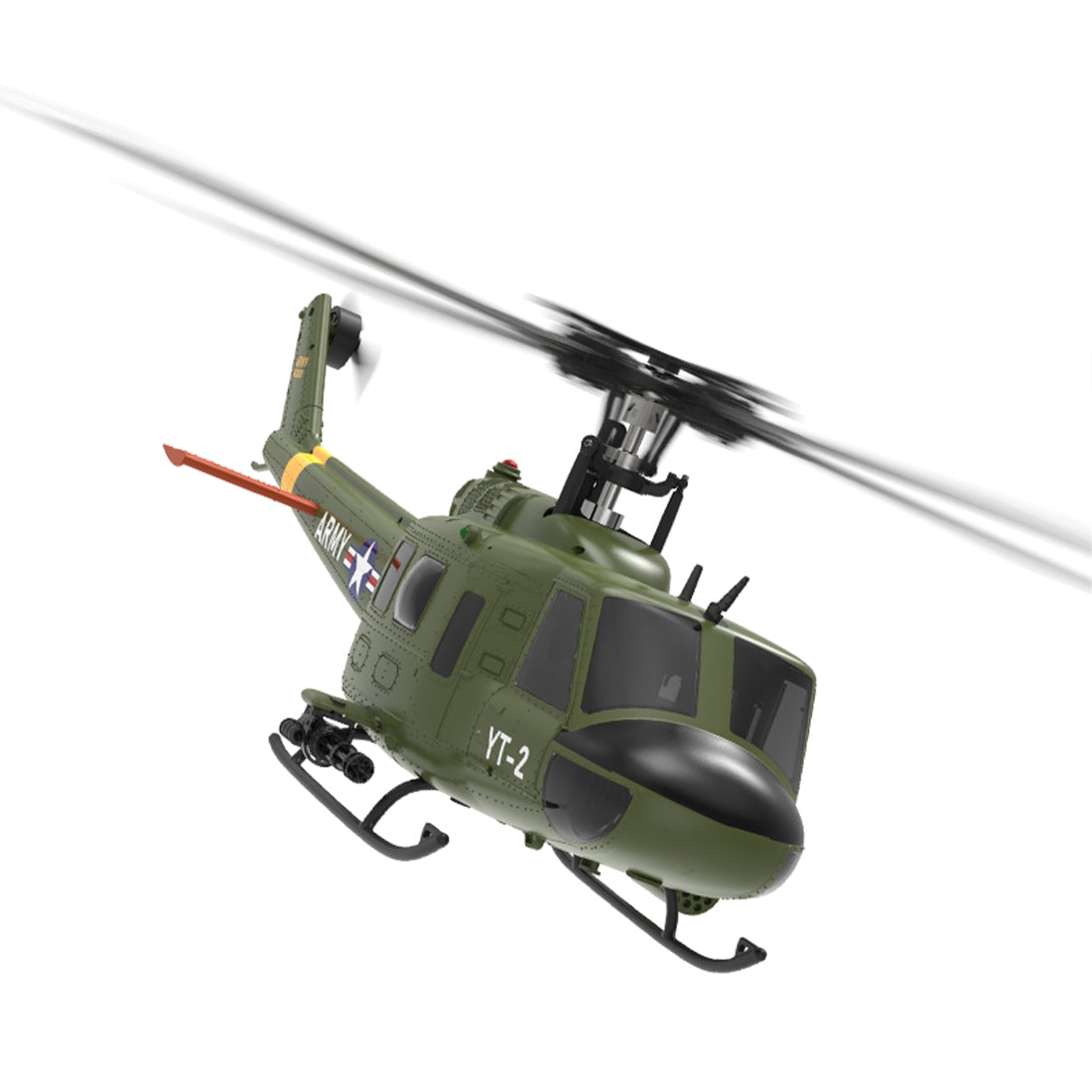 YU XIANG F07 UH-1 Huey 1/34 Scale 6CH Direct Drive Brushless RC Helicopter RTF Optical Flow