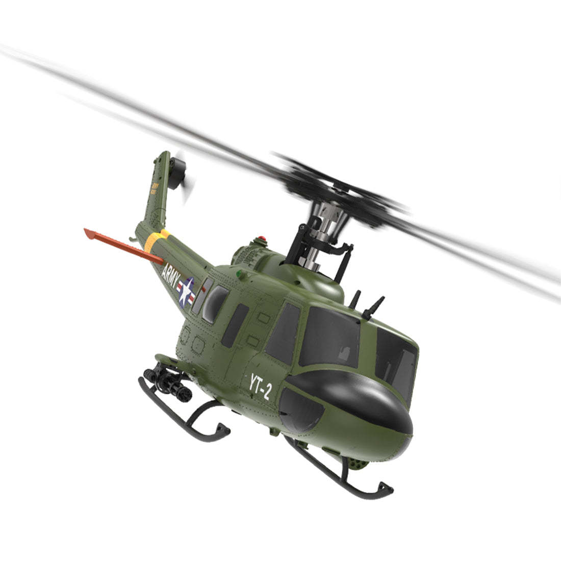 YU XIANG F07 UH-1 Huey 1/34 Scale 6CH Direct Drive Brushless RC Helicopter RTF Optical Flow