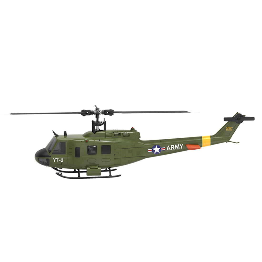 YU XIANG F07 UH-1 Huey 1/34 Scale 6CH Direct Drive Brushless RC Helicopter RTF Optical Flow