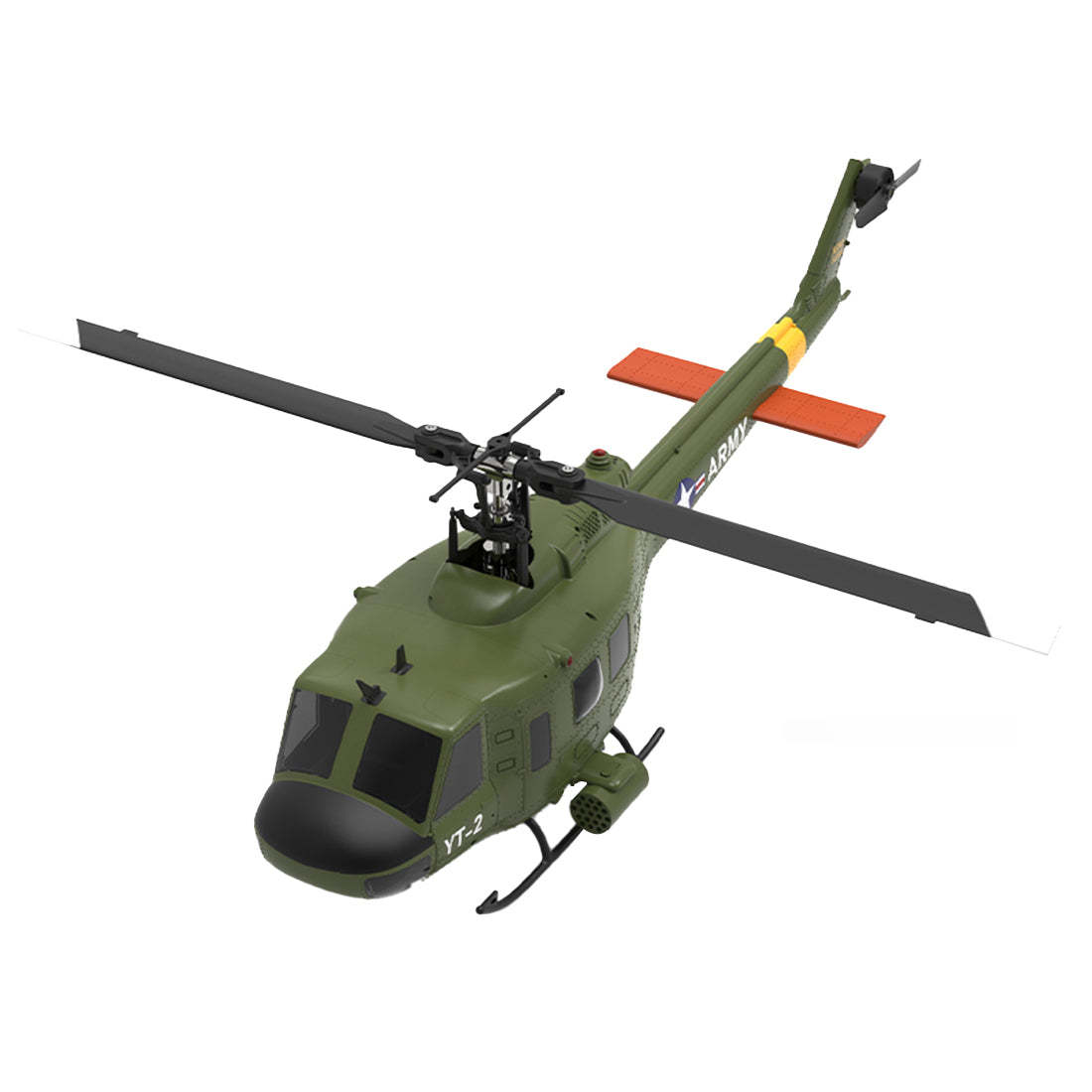 YU XIANG F07 UH-1 Huey 1/34 Scale 6CH Direct Drive Brushless RC Helicopter RTF Optical Flow