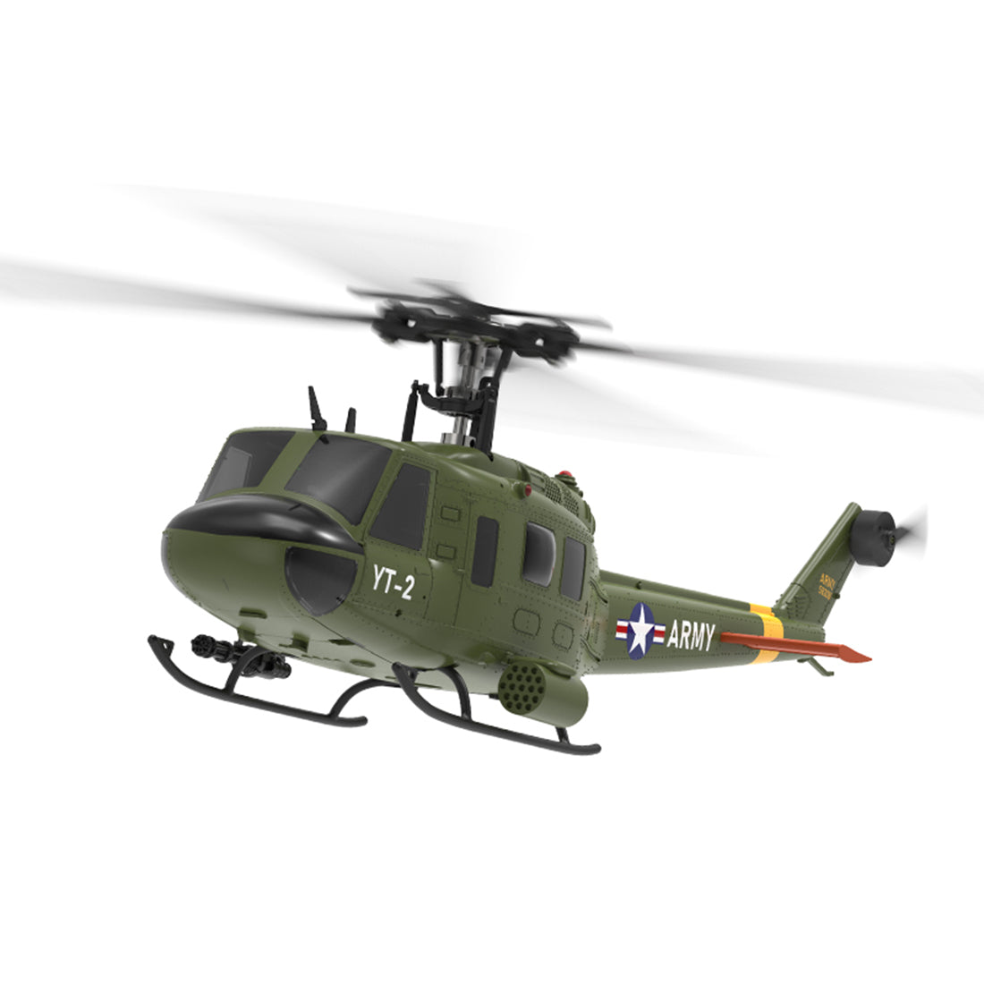 YU XIANG F07 UH-1 Huey 1/34 Scale 6CH Direct Drive Brushless RC Helicopter RTF Optical Flow
