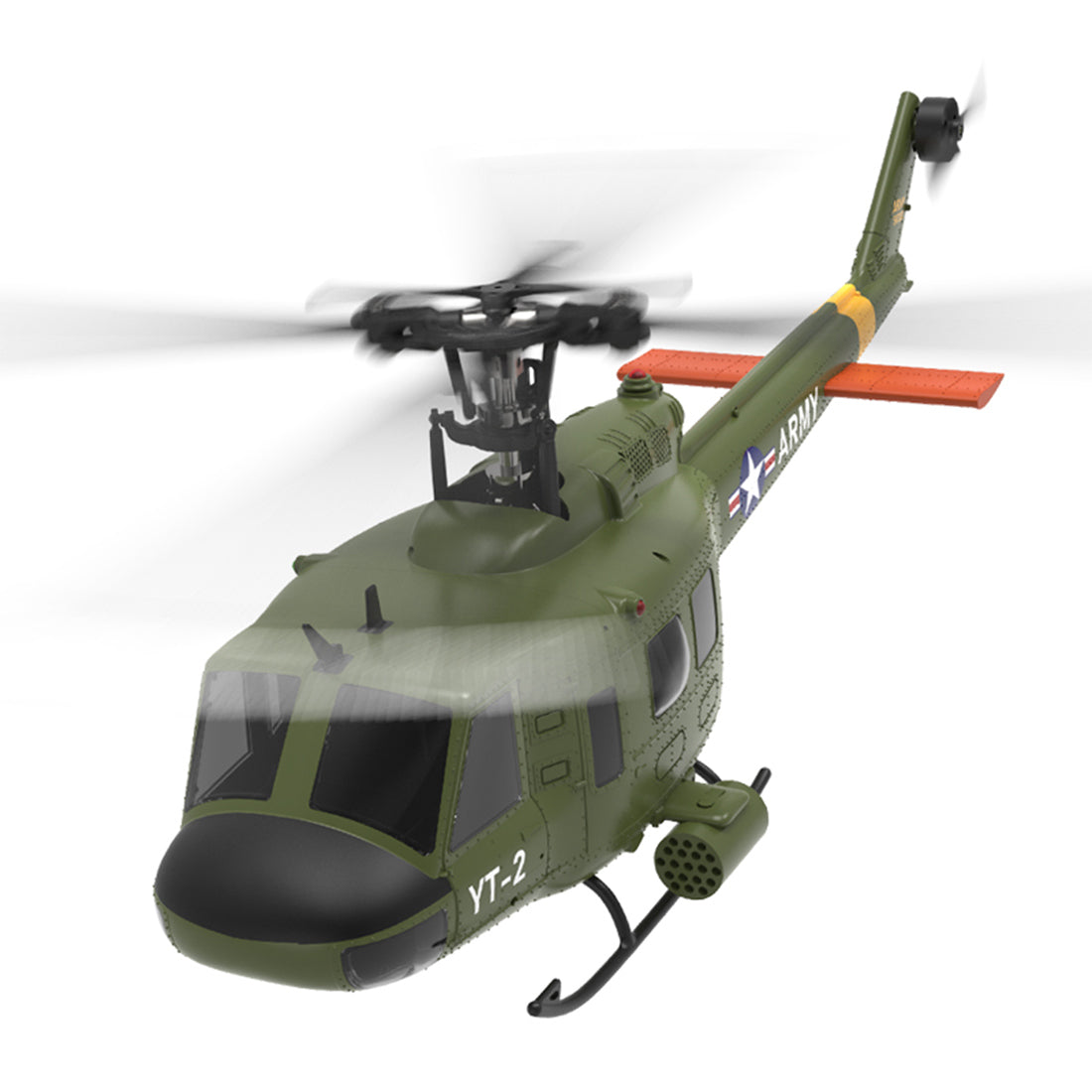 YU XIANG F07 UH-1 Huey 1/34 Scale 6CH Direct Drive Brushless RC Helicopter RTF Optical Flow