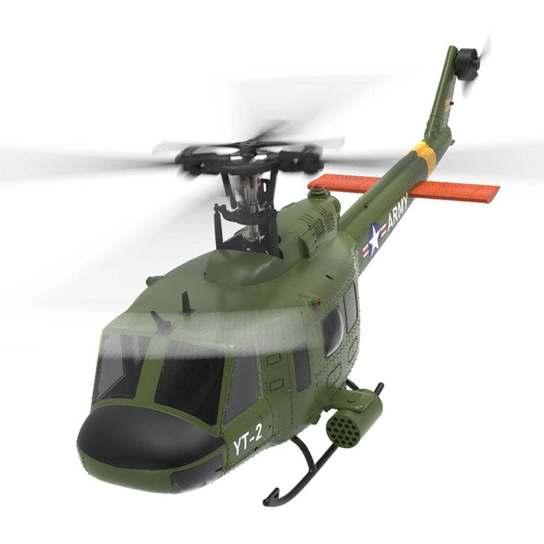YU XIANG F07 UH-1 Huey 1/34 Scale 6CH Direct Drive Brushless RC Helicopter RTF Optical Flow