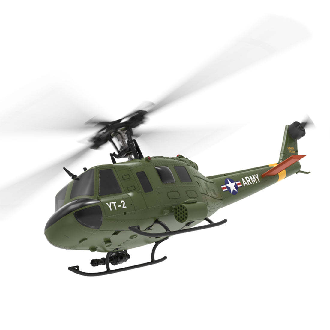 YU XIANG F07 UH-1 Huey 1/34 Scale 6CH Direct Drive Brushless RC Helicopter RTF Optical Flow