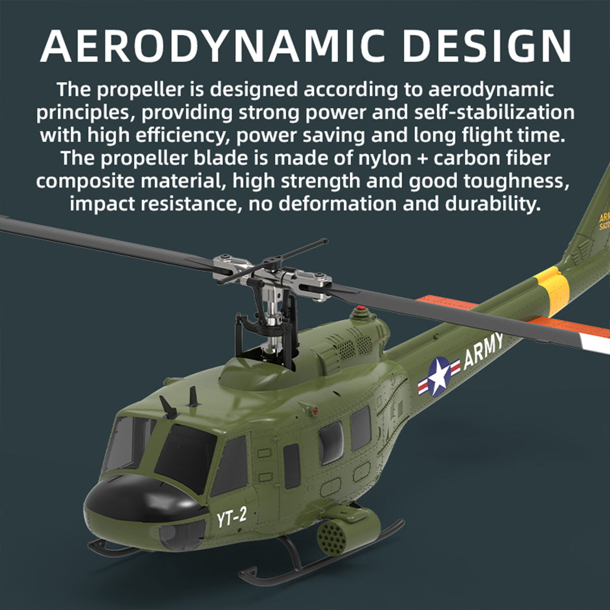 YU XIANG F07-V UH-1 Huey 1/34 Scale 6CH Direct Drive Brushless RC Helicopter RTF 3D Stunt-helloworld7