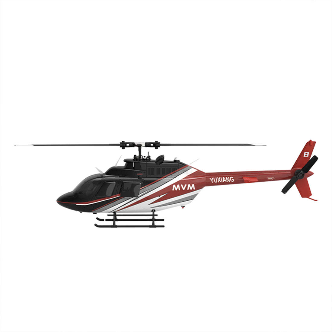 YU XIANG F08 Bell 206 1/27 Scale 6CH Direct Drive Brushless RC Helicopter RTF Optical Flow One-Key Inverted-helloworld7