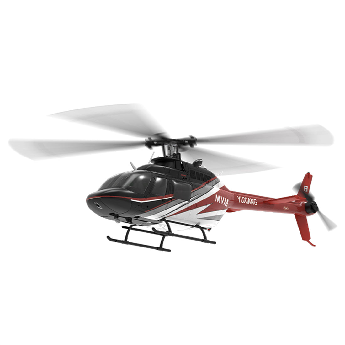 YU XIANG F08 Bell 206 1/27 Scale 6CH Direct Drive Brushless RC Helicopter RTF Optical Flow One-Key Inverted-helloworld7