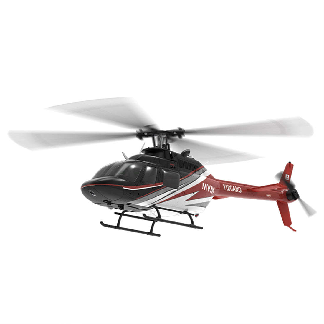 YU XIANG F08 Bell 206 1/27 Scale 6CH Direct Drive Brushless RC Helicopter RTF Optical Flow One-Key Inverted-helloworld7