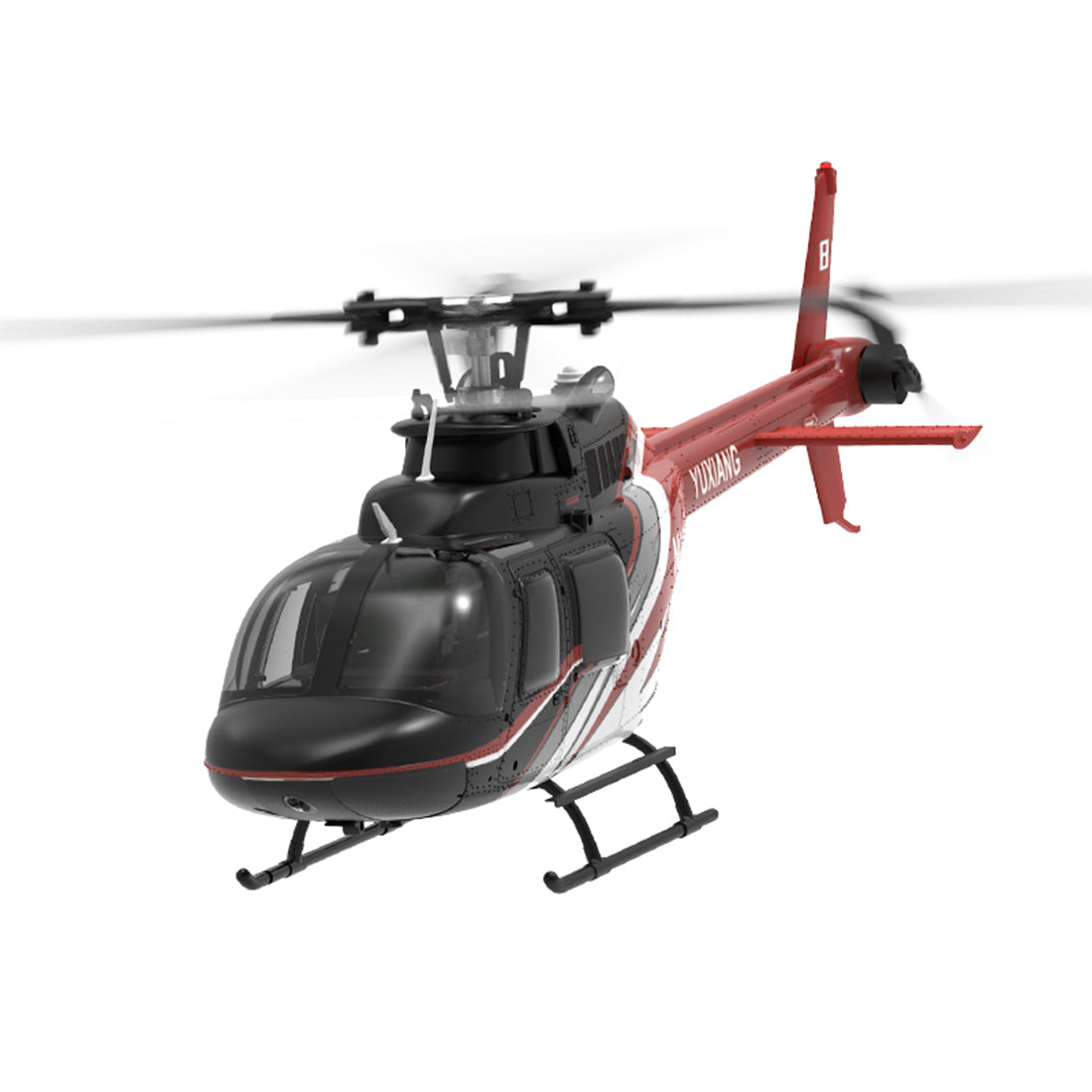 YU XIANG F08 Bell 206 1/27 Scale 6CH Direct Drive Brushless RC Helicopter RTF Optical Flow One-Key Inverted-helloworld7
