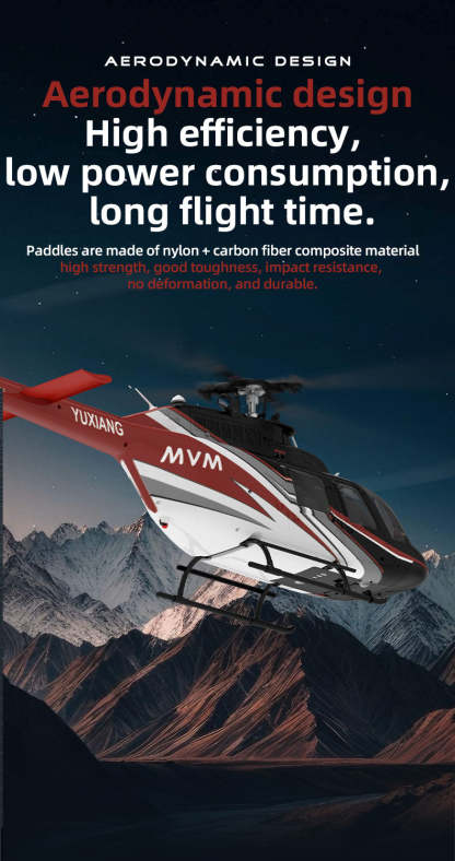 YU XIANG F08 Bell 206 1/27 Scale 6CH Direct Drive Brushless RC Helicopter RTF Optical Flow One-Key Inverted-helloworld7