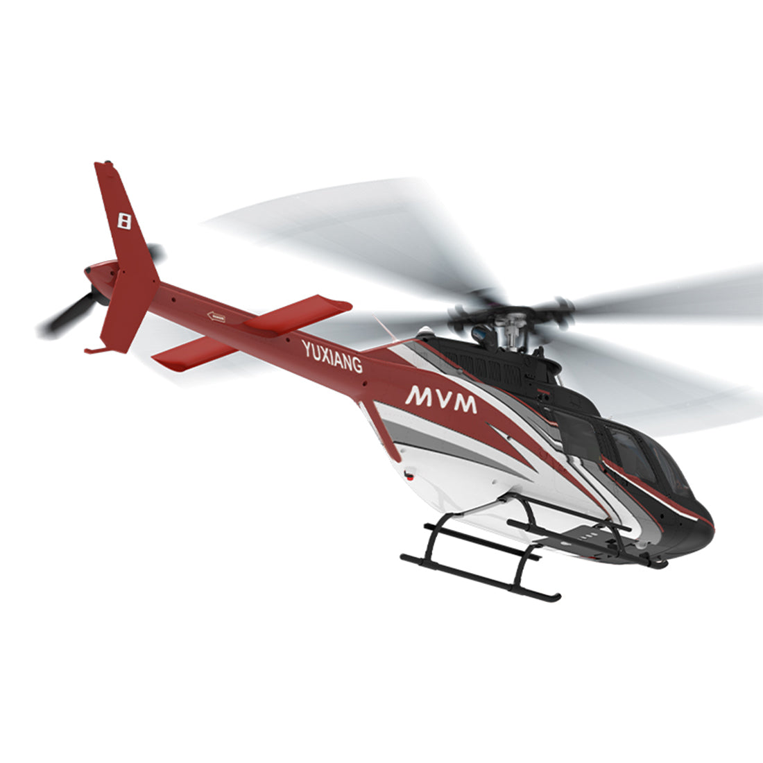 YU XIANG F08 Bell 206 1/27 Scale 6CH Direct Drive Brushless RC Helicopter RTF Optical Flow One-Key Inverted-helloworld7
