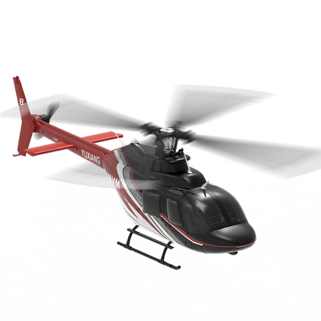 YU XIANG F08 Bell 206 1/27 Scale 6CH Direct Drive Brushless RC Helicopter RTF Optical Flow One-Key Inverted-helloworld7