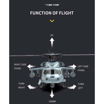 YU XIANG F09-H 1/47 Scale SH-60 Seahawk 8CH GPS RC Helicopter with 5.8G FPV