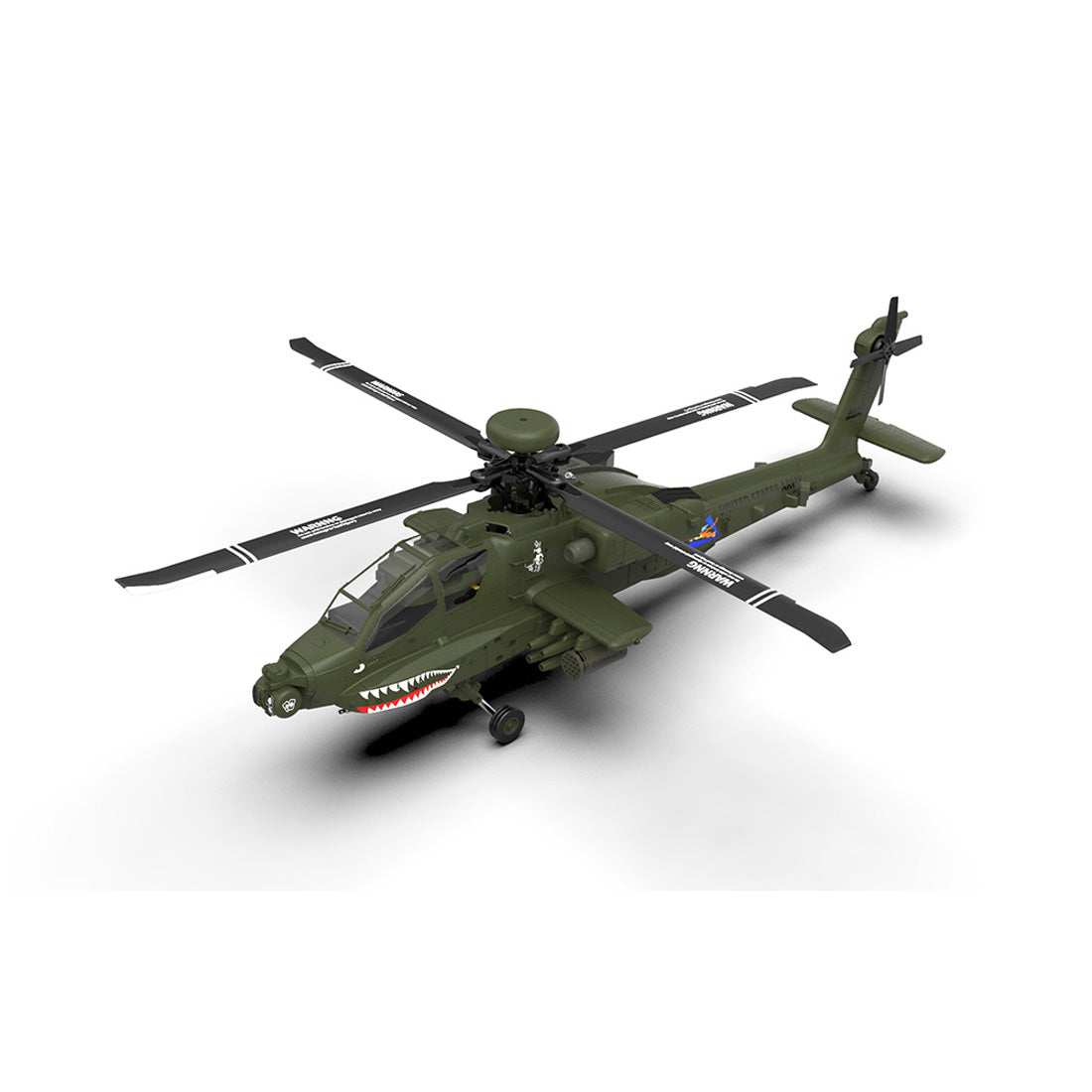 YU XIANG F11 AH-64 Apache 1/32 Scale 6CH GPS Brushless Direct-Drive RC Helicopter RTF with One-Key Inverted Flight-helloworld7