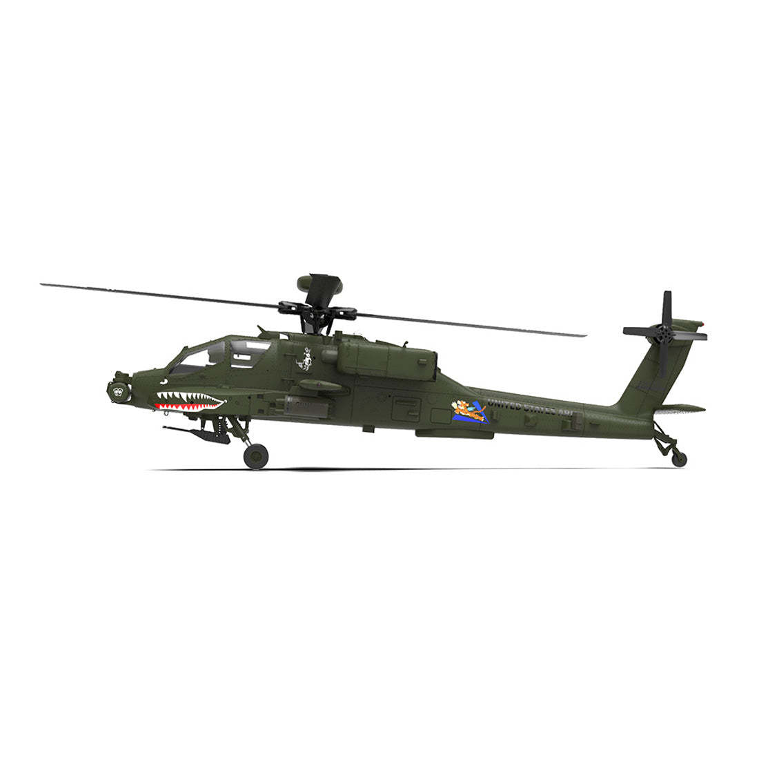 YU XIANG F11 AH-64 Apache 1/32 Scale 6CH GPS Brushless Direct-Drive RC Helicopter RTF with One-Key Inverted Flight-helloworld7