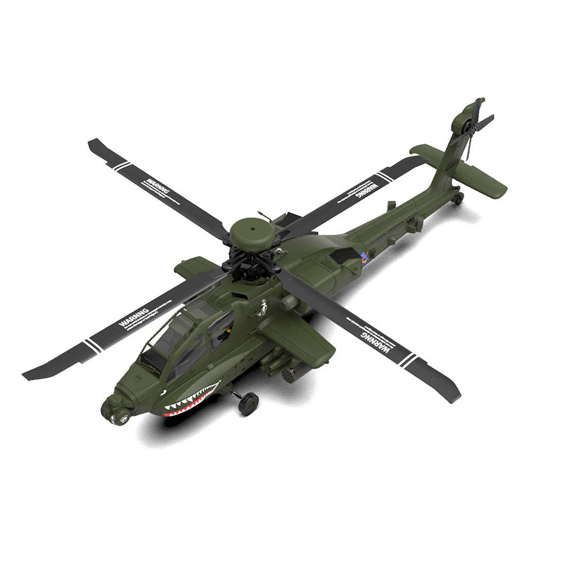 YU XIANG F11 AH-64 Apache 1/32 Scale 6CH GPS Brushless Direct-Drive RC Helicopter RTF with One-Key Inverted Flight-helloworld7