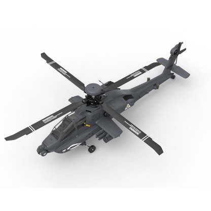 YU XIANG F11-S AH-64 Apache 1/32 Scale 6CH GPS RC Helicopter RTF Smart Version-helloworld7