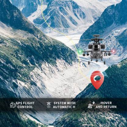 YU XIANG F11-S AH-64 Apache 1/32 Scale 6CH GPS RC Helicopter RTF Smart Version-helloworld7