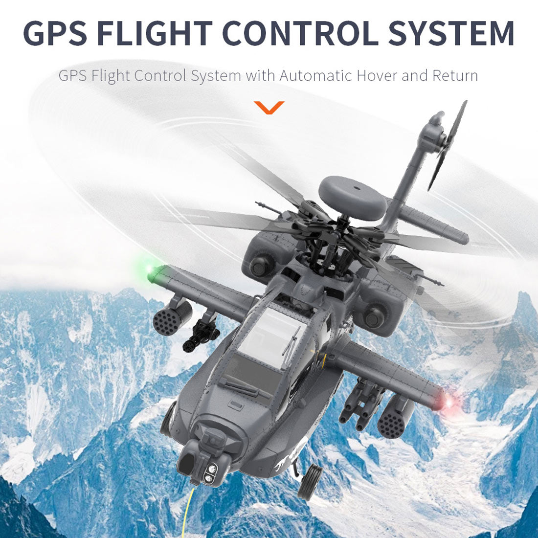 YU XIANG F11-S AH-64 Apache 1/32 Scale 6CH GPS RC Helicopter RTF Smart Version-helloworld7