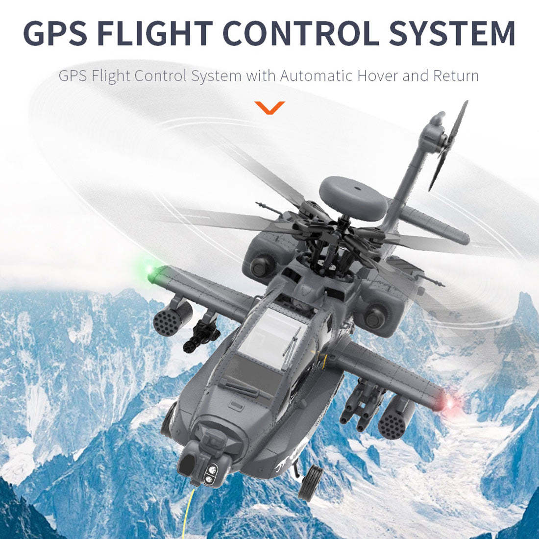 YU XIANG F11-S AH-64 Apache 1/32 Scale 6CH GPS RC Helicopter RTF Smart Version-helloworld7