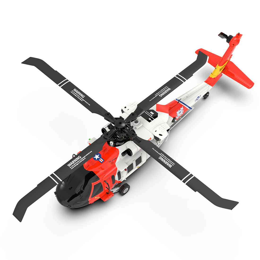 YXZNRC F09-S 1/47 Scale UH60 Black Hawk RC Helicopter RTF with Brushless Motor-helloworld7