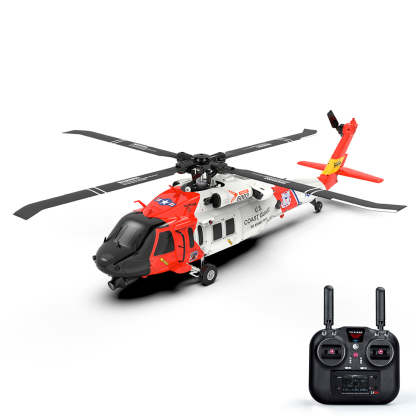 YXZNRC F09-S 1/47 Scale UH60 Black Hawk RC Helicopter RTF with Brushless Motor-helloworld7
