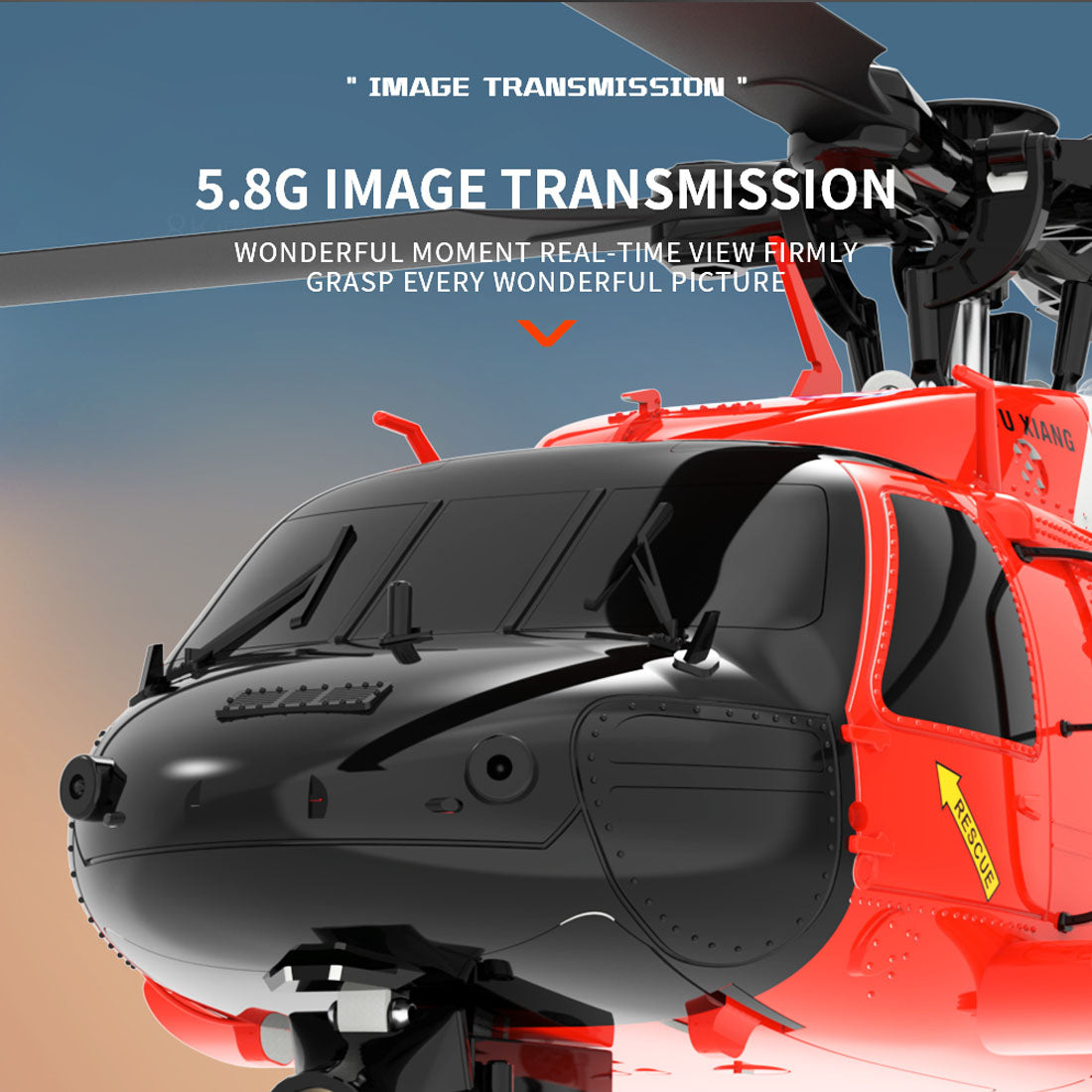 YXZNRC F09-S 1/47 Scale UH60 Black Hawk RC Helicopter RTF with Brushless Motor-helloworld7