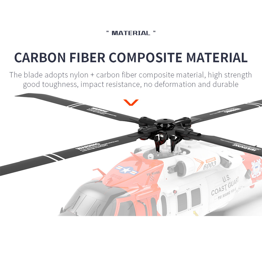 YXZNRC F09-S 1/47 Scale UH60 Black Hawk RC Helicopter RTF with Brushless Motor-helloworld7