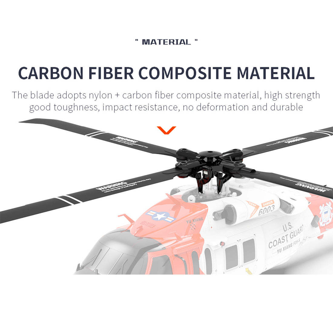 YXZNRC F09-S 1/47 Scale UH60 Black Hawk RC Helicopter RTF with Brushless Motor-helloworld7