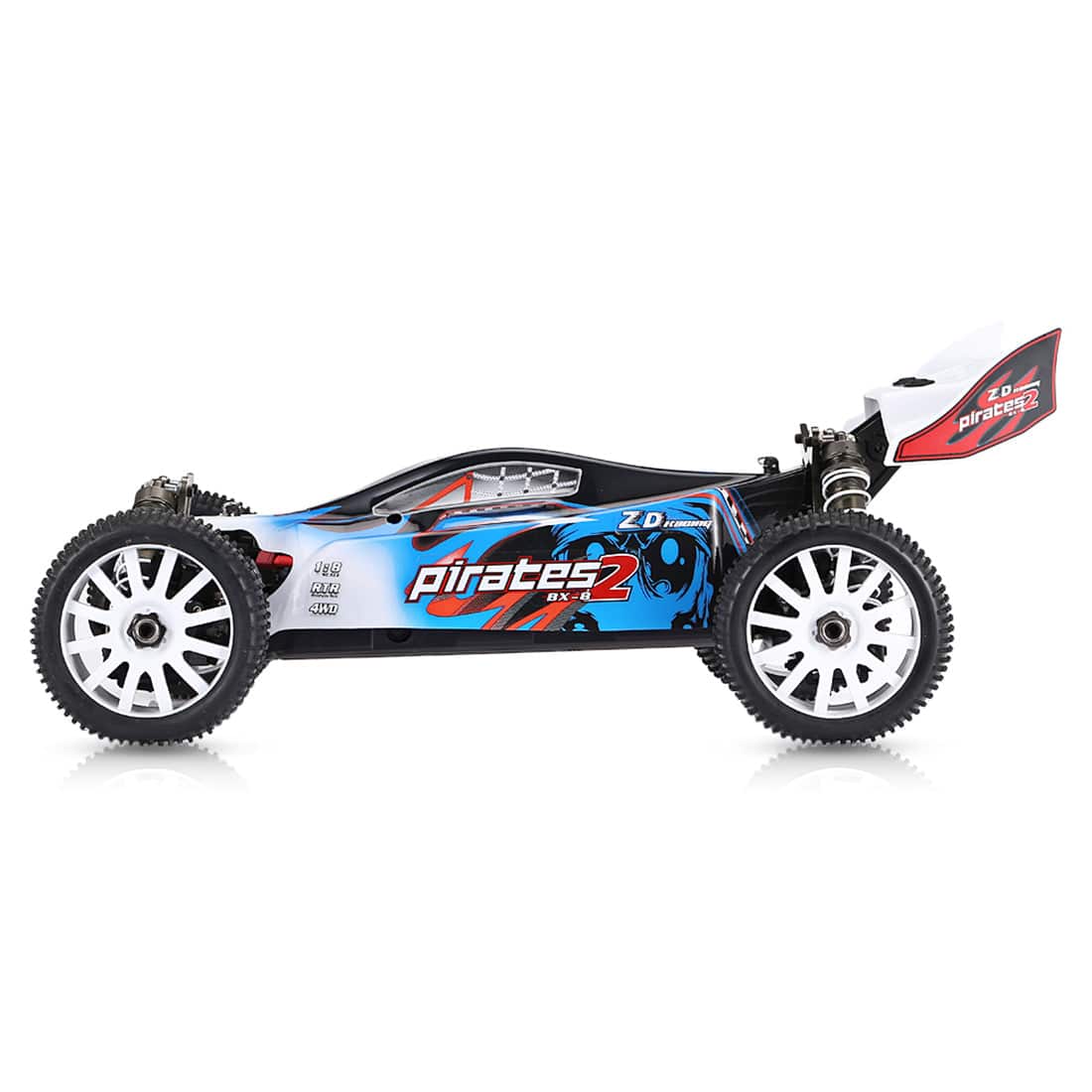 ZD Racing 9072 1/8 Scale 4WD 70km/h Brushless Electric RC Short Course Truck RTR