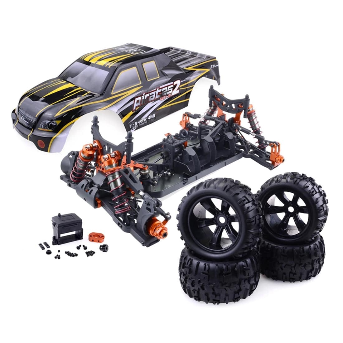 ZD Racing 9116 V3 1/8 Scale 4WD 90km/h Brushless Monster Truck RTR