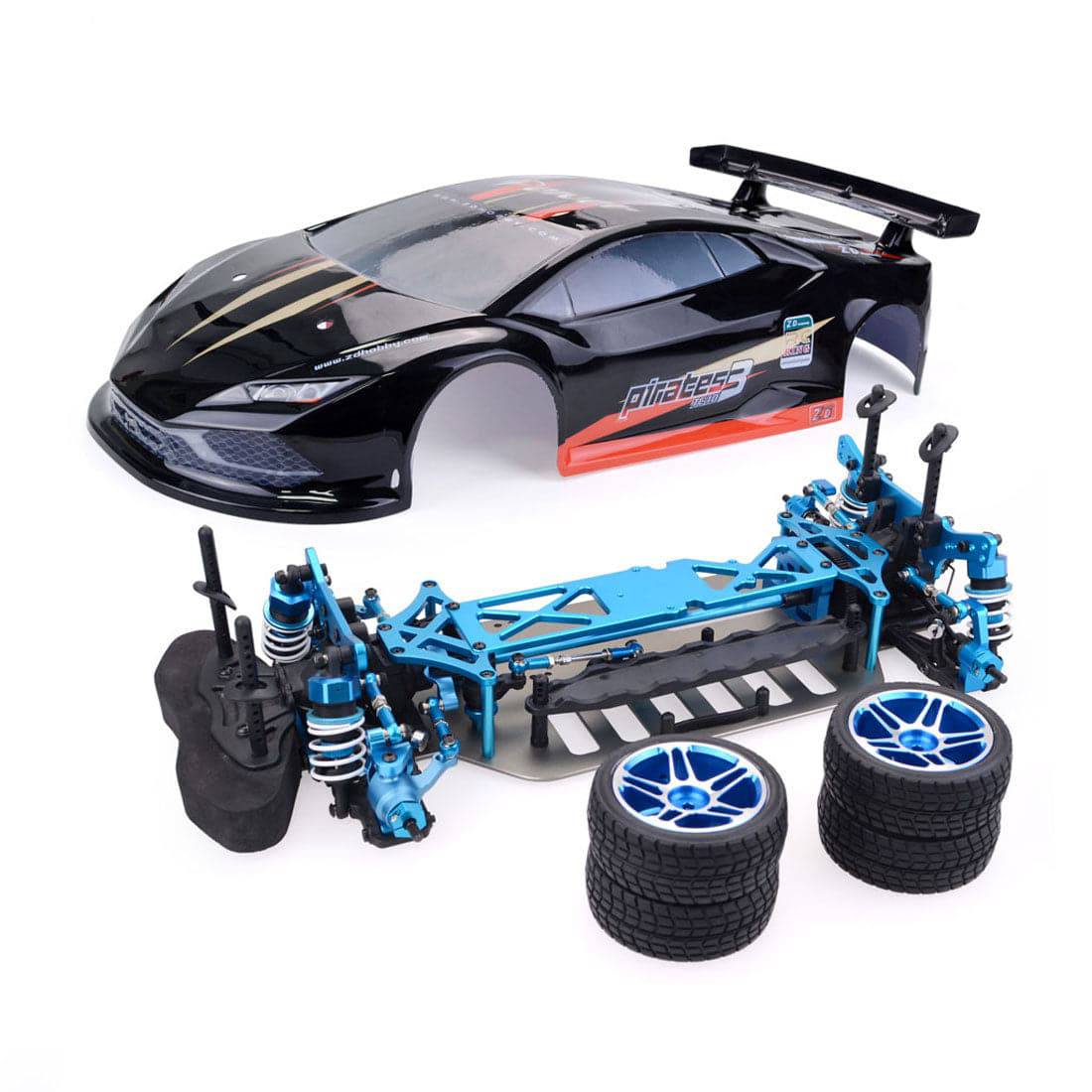 ZD Racing Pirates3 TC10 1/10 4WD Touring Drift Car Frame Kit Rolling C