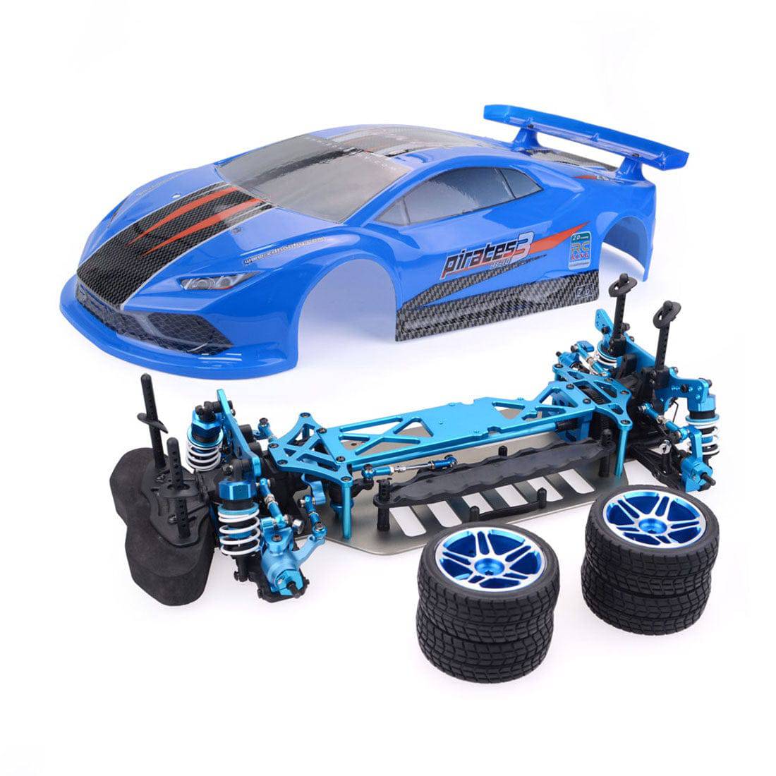 ZD Racing Pirates3 TC10 1/10 4WD Touring Drift Car Frame Kit Rolling Chassis