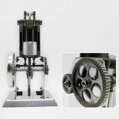 Zinc Alloy 4 Stroke Internal Combustion Engine Model Physics Teaching Demonstration Kit