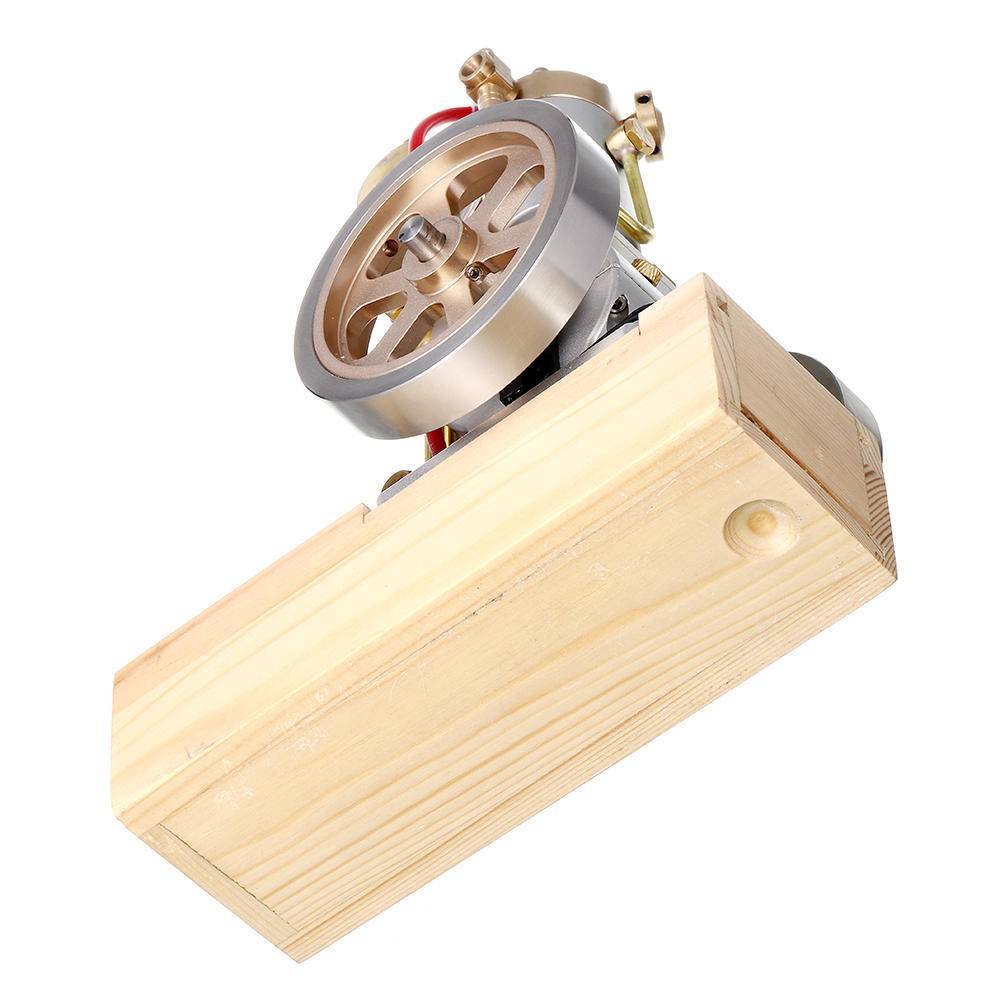 Upgraded Vertical Hit and Miss Gas Engine Model Water Cooled 6cc 4 Stroke with Mechanical Pump-helloworld7