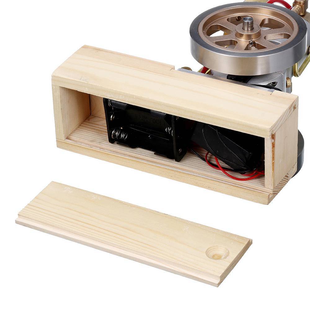 Upgraded Vertical Hit and Miss Gas Engine Model Water Cooled 6cc 4 Stroke with Mechanical Pump-helloworld7