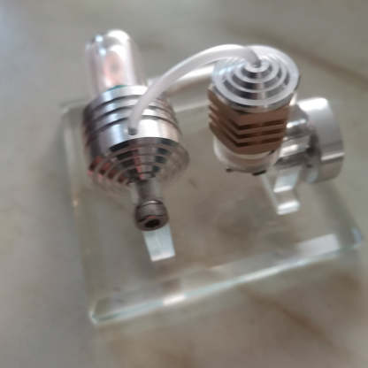 Adjustable Speed Stirling Engine Model Vertical Flywheel Physics Science Experiment Toy