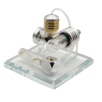 Adjustable Speed Stirling Engine Model Vertical Flywheel Physics Science Experiment Toy