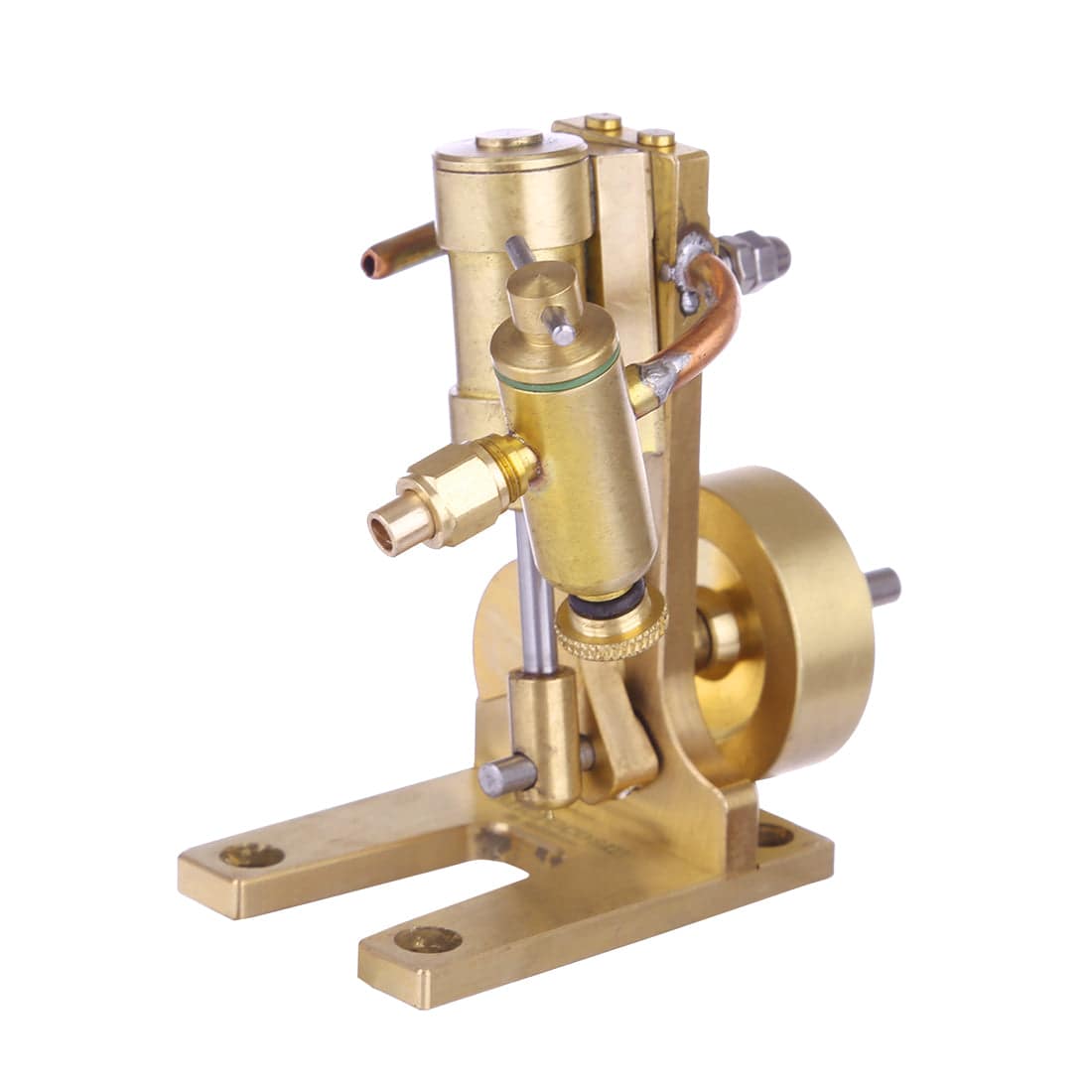 HelloWorld7-Microcosm Micro Scale M1 Single Cylinder Steam Engine Model Full Matel Modle