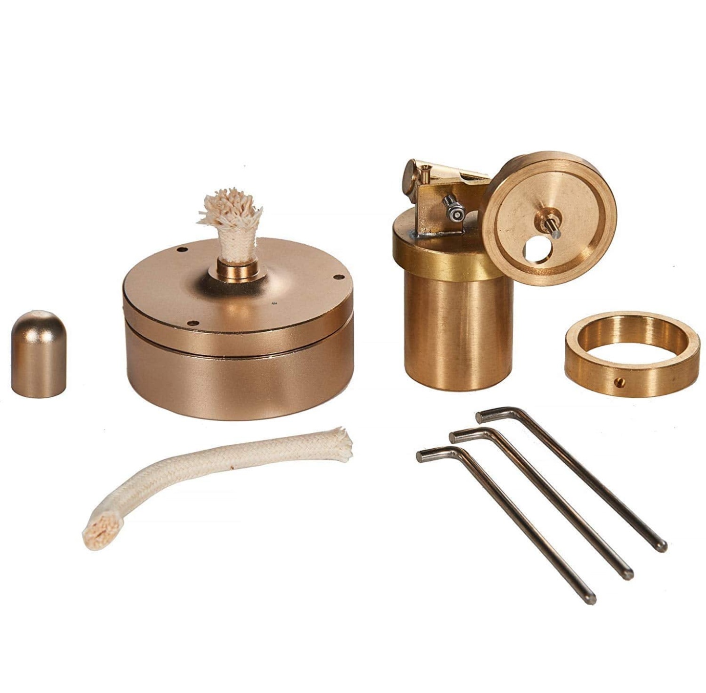 HelloWorld7-Mini Hot Live Steam Engine Model Education Toy Kits DIY Creative Gift Set