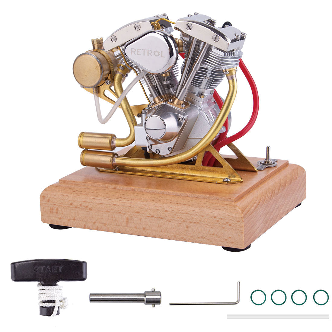 CISON FG-VT157 15.7cc V-Twin 4 Stroke Gasoline Engine Model High Torque RC Power-helloworld7