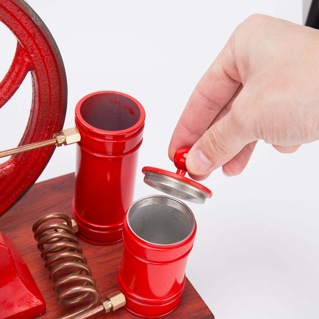 HelloWorld7-RETROL Vintage Horizontal Mill Engine Stationary Engine Model 4 Stroke Gasoline ICE