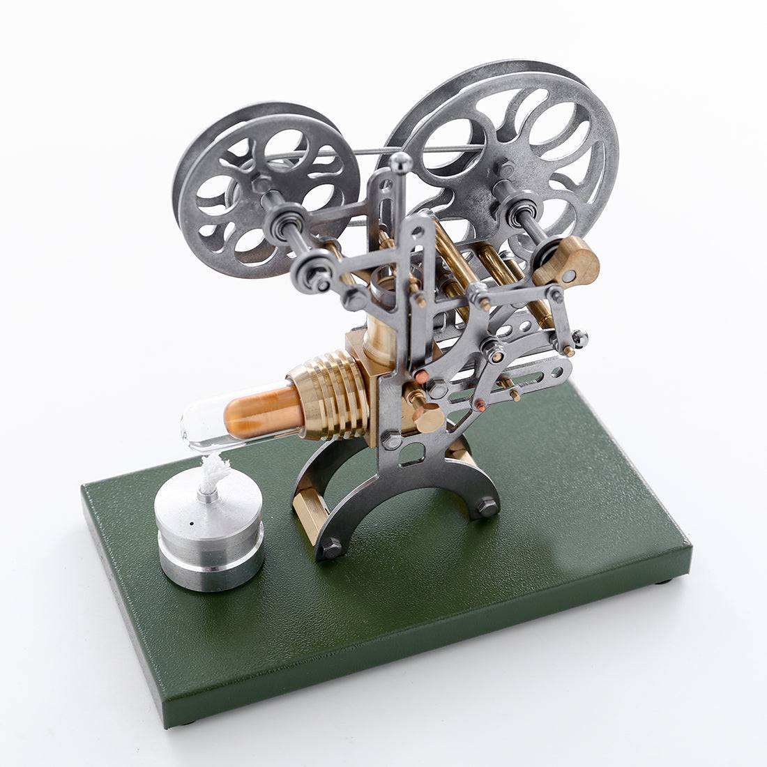 Retro Projector Style DIY Stirling Engine Kit External Combustion Science Model Gift-helloworld7