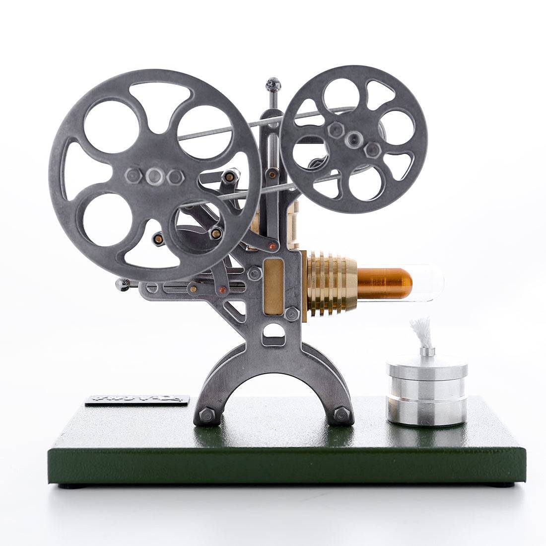 Retro Projector Style DIY Stirling Engine Kit External Combustion Science Model Gift-helloworld7