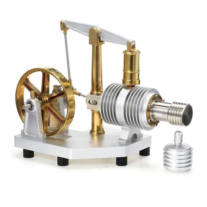 HelloWorld7-Tarot Full Metal Stirling Engine Model Steam Science Educational Engine Toy