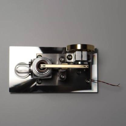 HelloWorld7-Stirling Engine Model Balance Type Stirling High Performance Generator with Lamp Beads