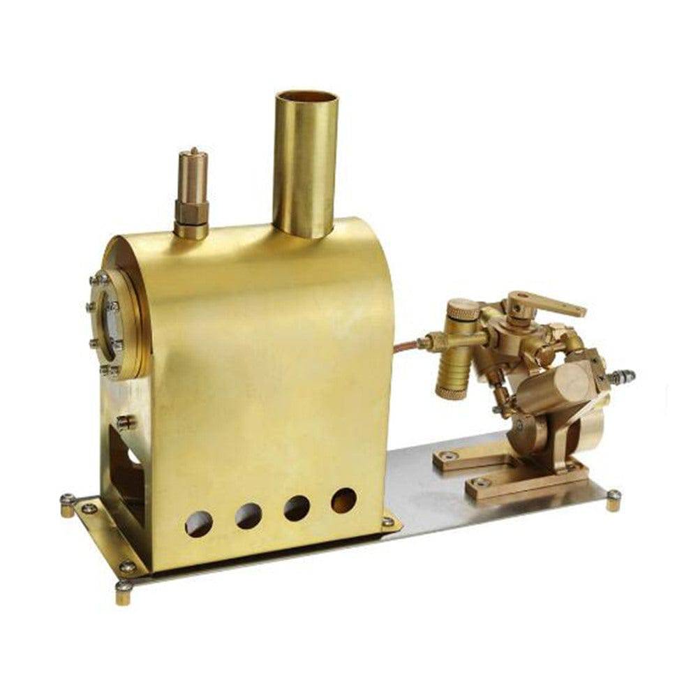 HelloWorld7-M2C Mini Steam Boiler with Twin Cylinder Marine Steam Engine Stirling Engine Model