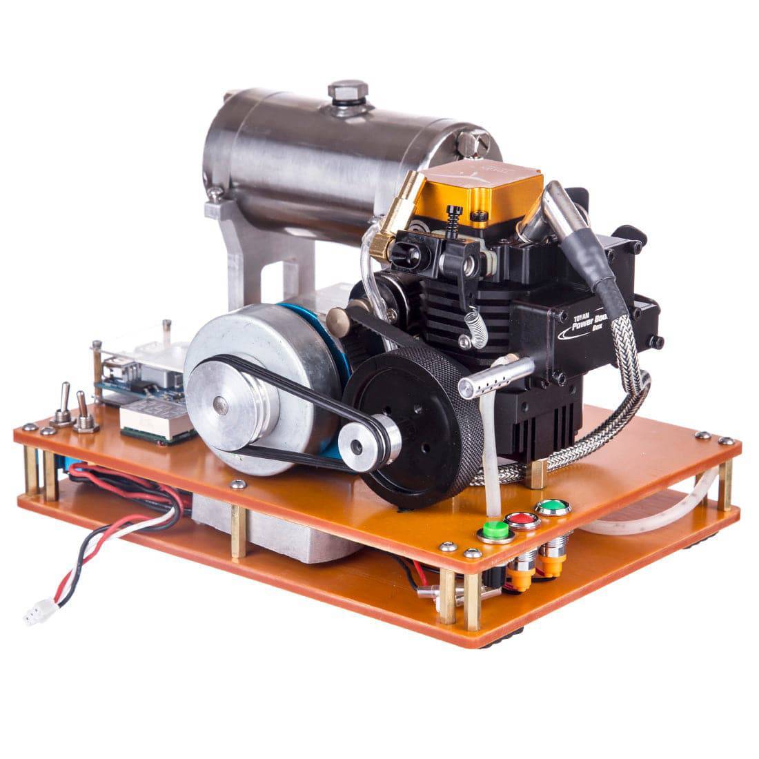 HelloWorld7-TOYAN 4 stroke Gasoline Engine DIY 12V Electric Generator Science Education Laboratory Engine-helloworld7