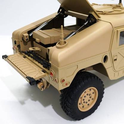 HG P408 1/10 Scale 4WD U.S. Military RC Truck with Lights and Sound 16CH-helloworld7