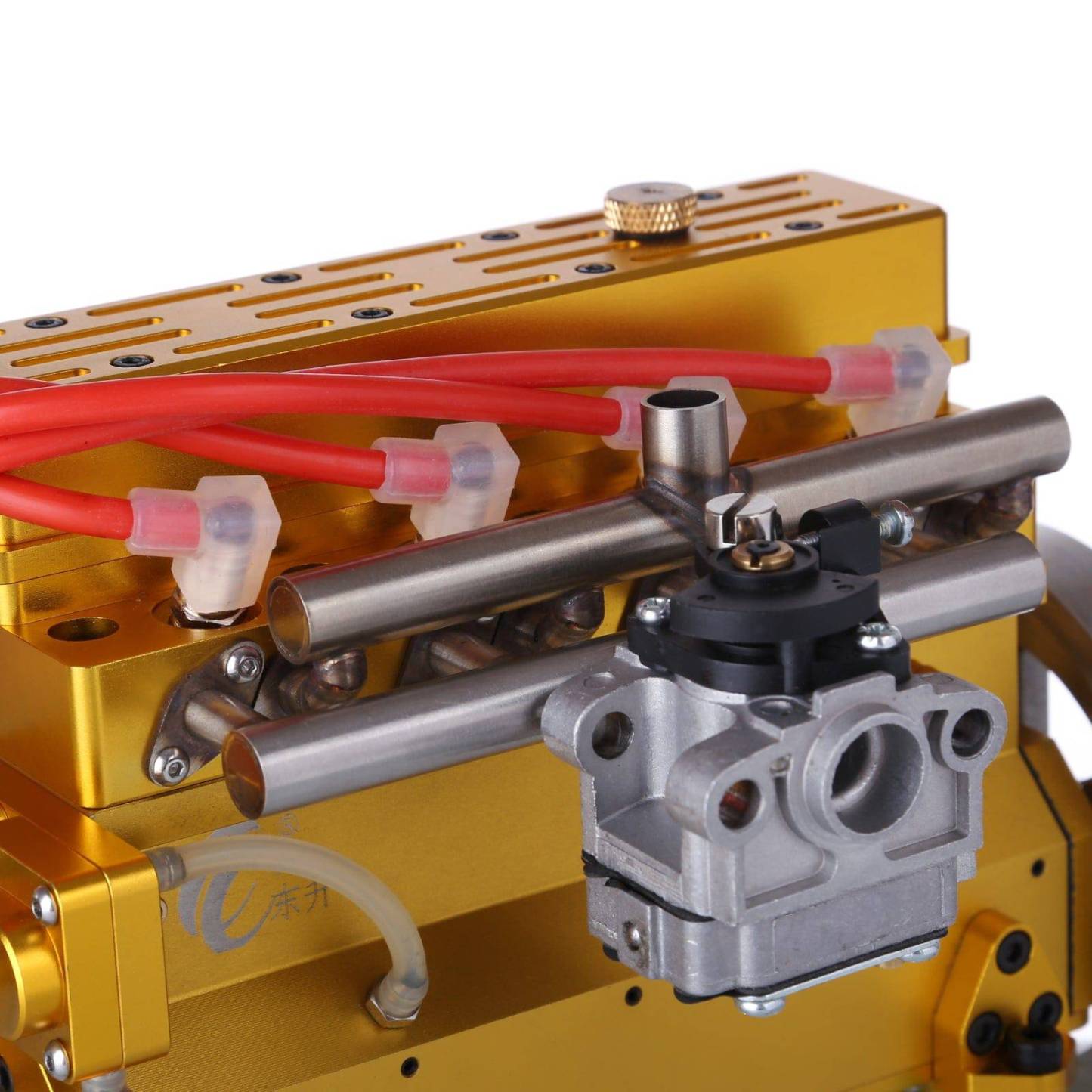 HelloWorld7-32cc Four-cylinder In-line Water-cooled Gasoline Engine for RC Car Ship